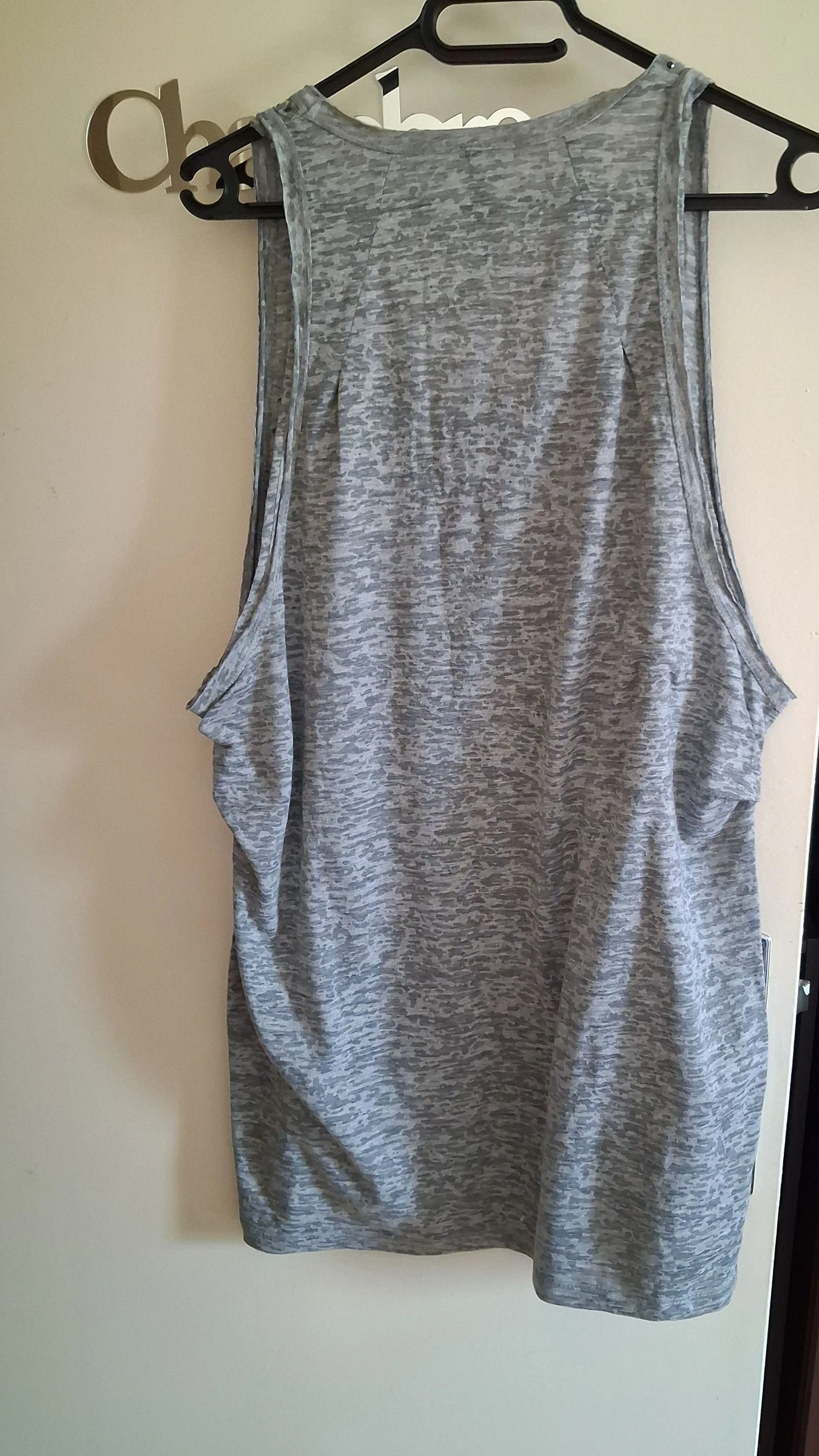 Débardeur feminino cinza e strass Bershka tamanho 40 – photo 3